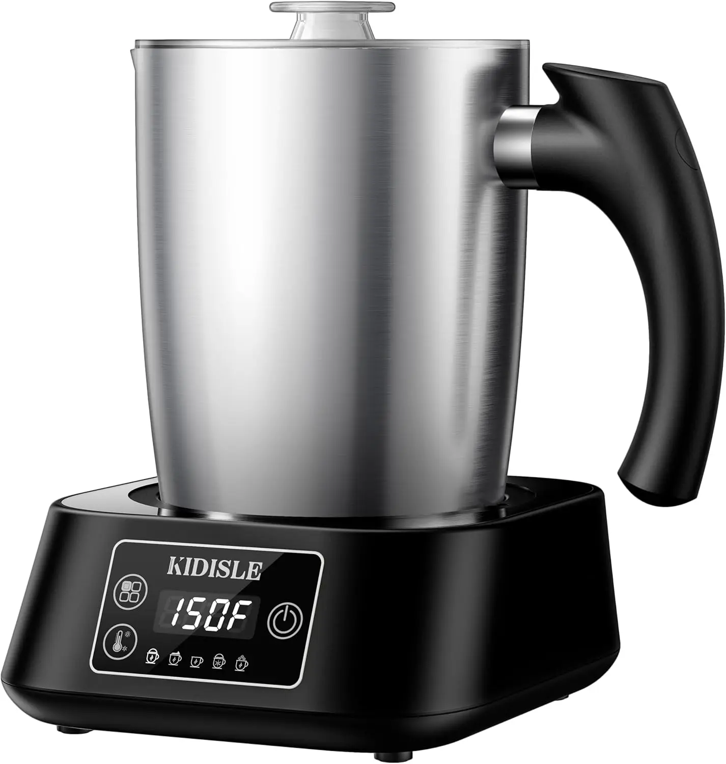 KIDISLE 5-in-1 Milk Frother and Steamer
