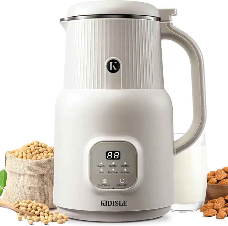 KIDISLE 6 in 1 Automatic Nut Milk Maker Blender