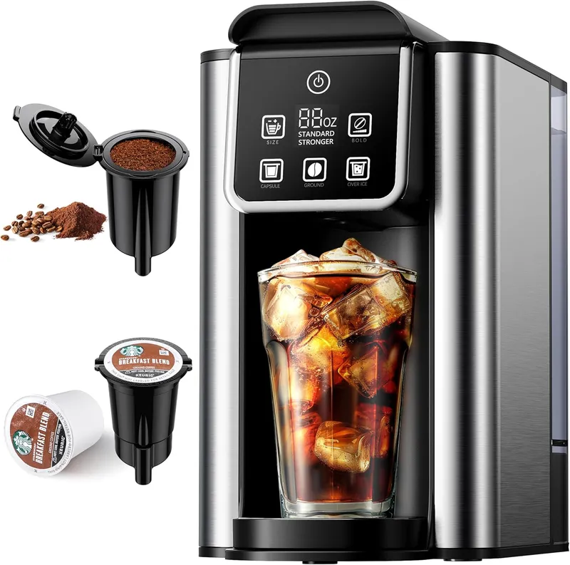 KIDISLE Hot & Iced Coffee Maker