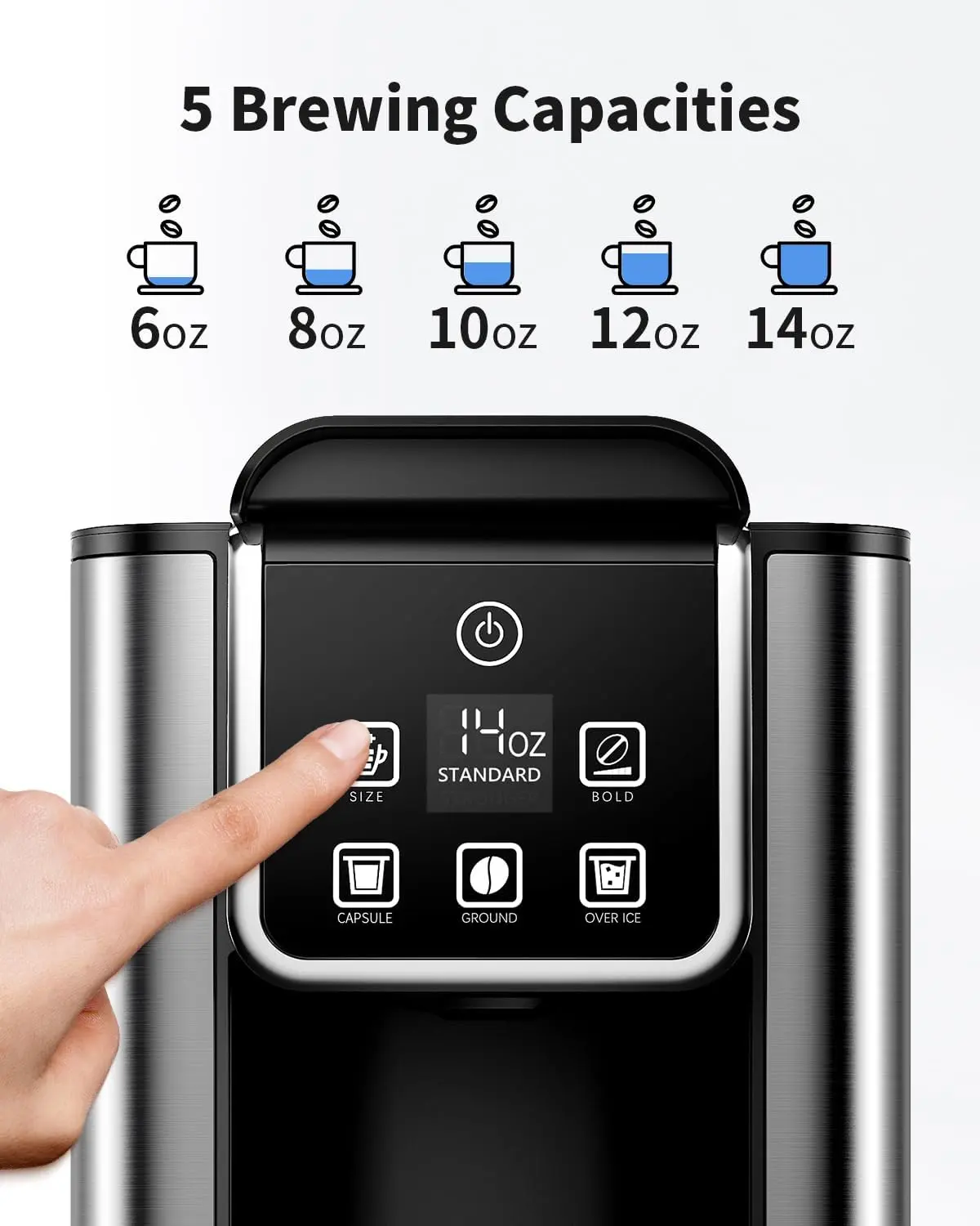 Kidisle Ice Maker Brewing Capacities